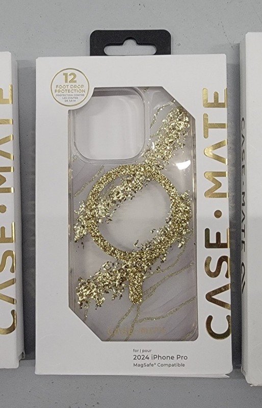 Case-Mate iPhone 16 Pro Max Case MagSafe- Stylish Marble- Karat Granite