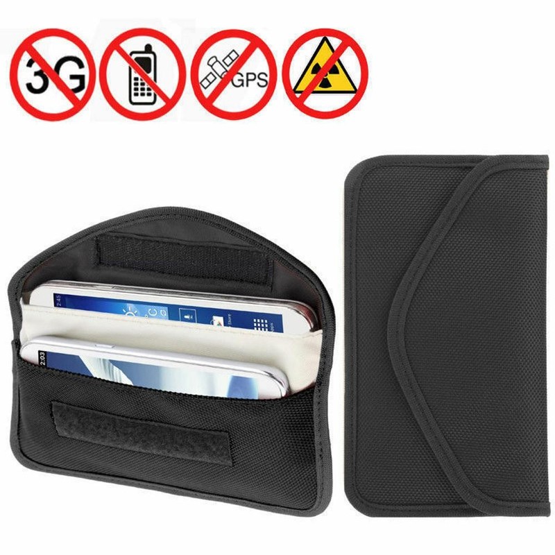 20*10cm RF Signal Blocker Anti-Radiation Shield Case Bag Pouch For Cell Phone gallery