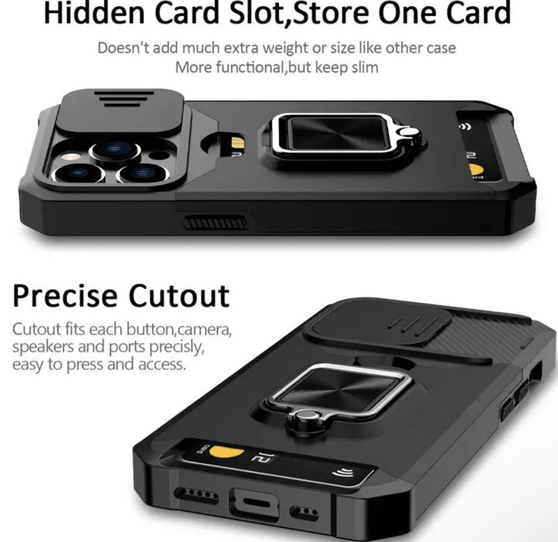Heavy Duty Shockproof Case for iPhone 15 Pro Max – Built-in Ring Holder gallery