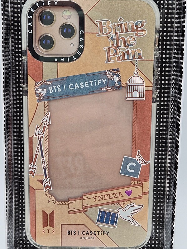 BTS Casetify Bring the Pain Apple iPhone 11 Pro Max Case (Open Box) gallery