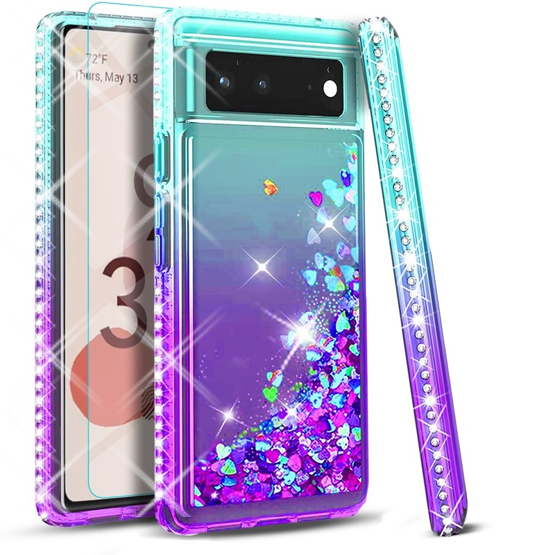 For Google Pixel 7 Case /Pixel 7 Pro Phone Cover Shockproof + Tempered Glass