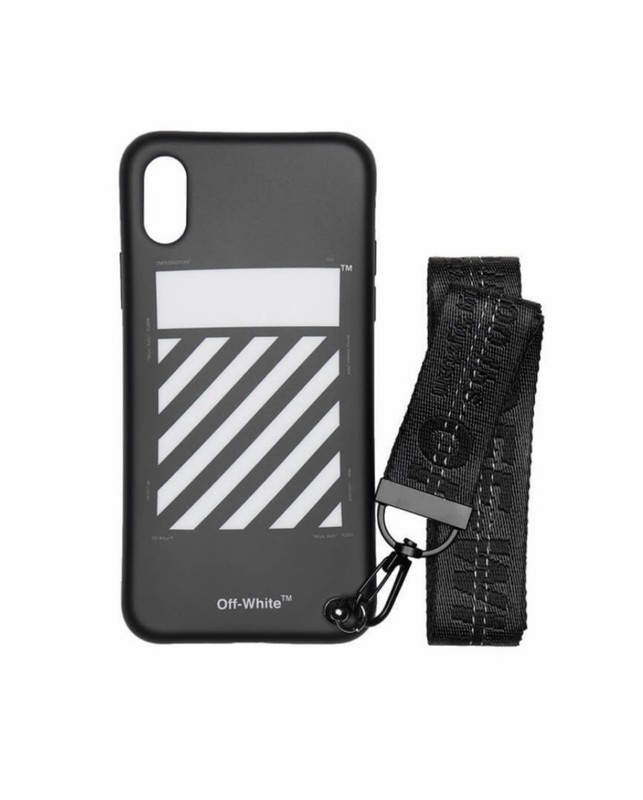 Off-White c/o Virgil Able S/S 2019 Collection iPhone 8 Diag Strap Case -black