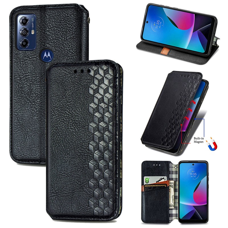 Stand Wallet Leather Case Cover For Motorola Moto G 5G Edge+ G Stylus 2023 2024