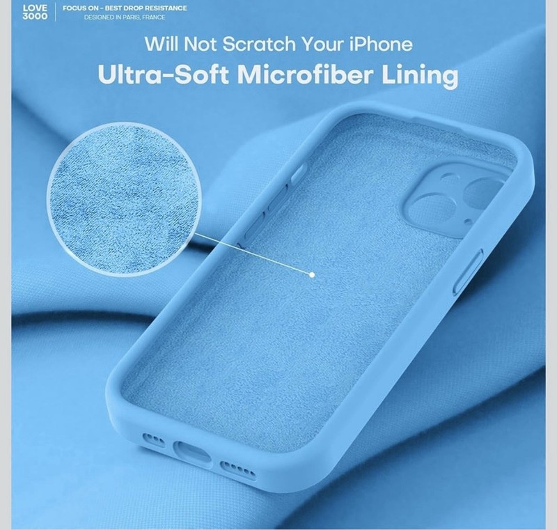 IPhone 14 Case,Premium Silicone [Anti-Scratch Microfiber Lining] Shockproof 6.1" gallery