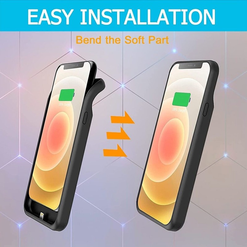 6800mAH Battery Charger Case Power Bank Cover For iPhone 11 12 13 14 15 XR XS 8 gallery