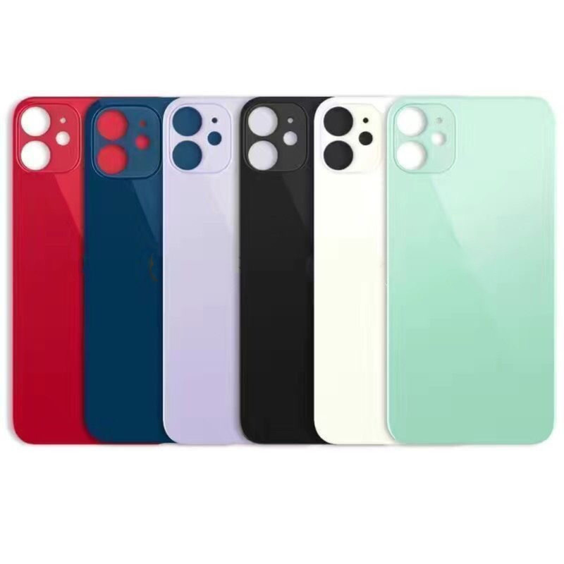 Back Glass Replacement Big hole For iPhone 8 SE XR X XS 11 12 13 14 15 Pro Max gallery