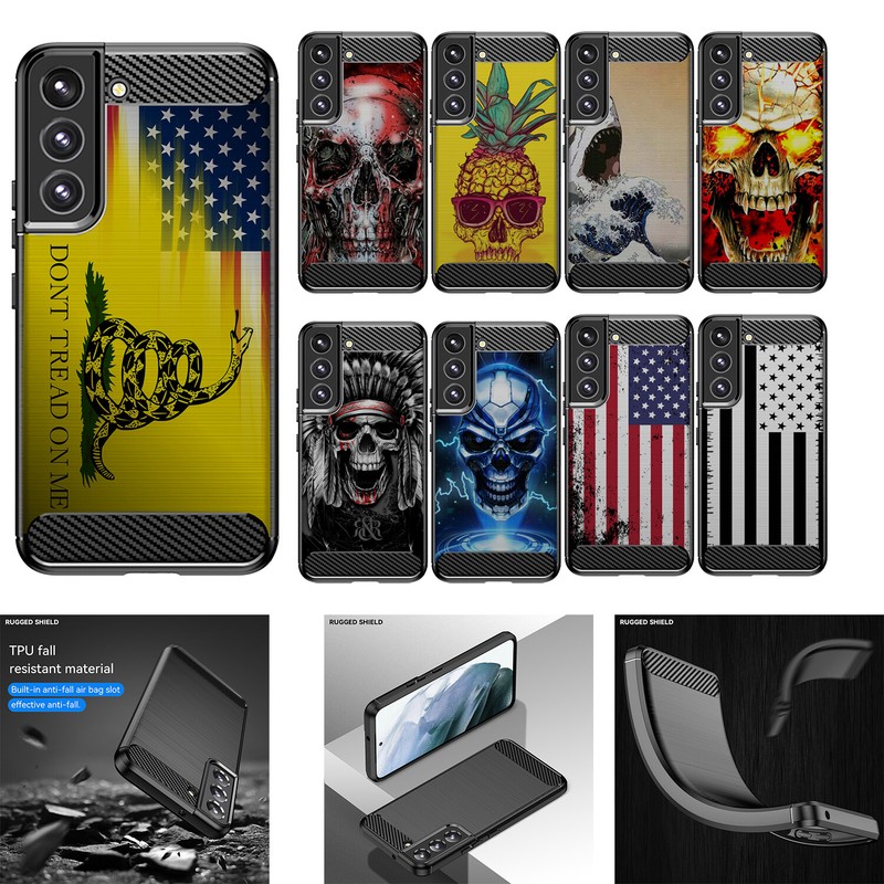 Case For [Samsung Galaxy S24 ULTRA] [Flex TPU Fiber SET3] Slim Black Cover