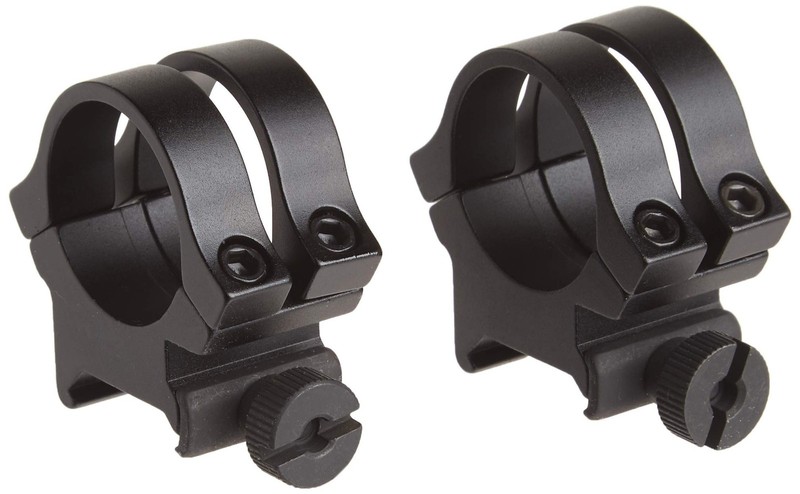 WEAVER Quad Lock 1-Inch High Detachable Rings Black