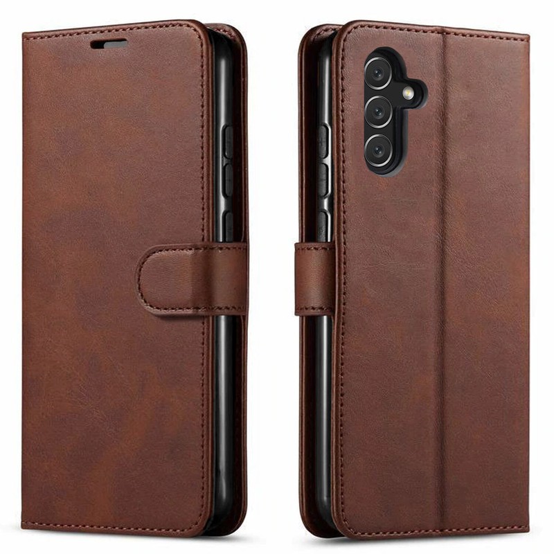 For Samsung Galaxy A14 5G Case, Wallet Pouch Cover + Tempered Glass Protector gallery