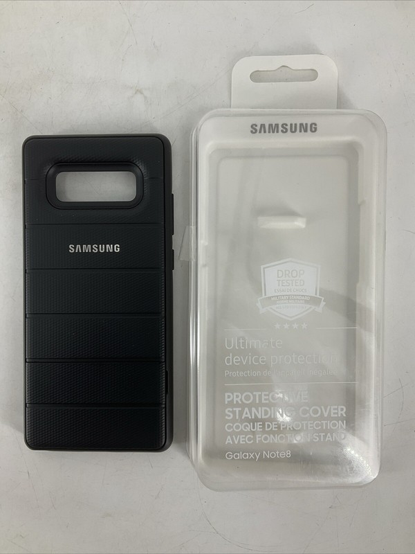 Samsung Galaxy Note 8 Black Protective Standing Cover Genuine OEM NEW gallery