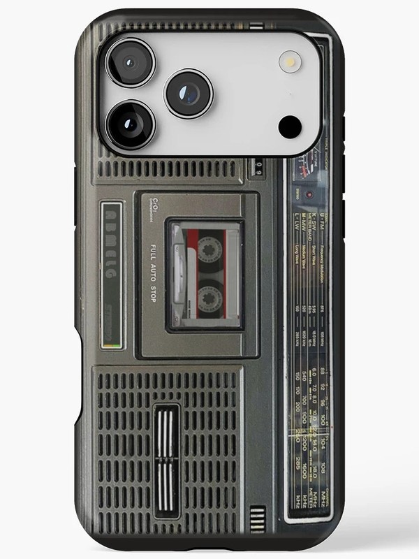 NEW! retro cassette player Tough Phone Case For iPhone