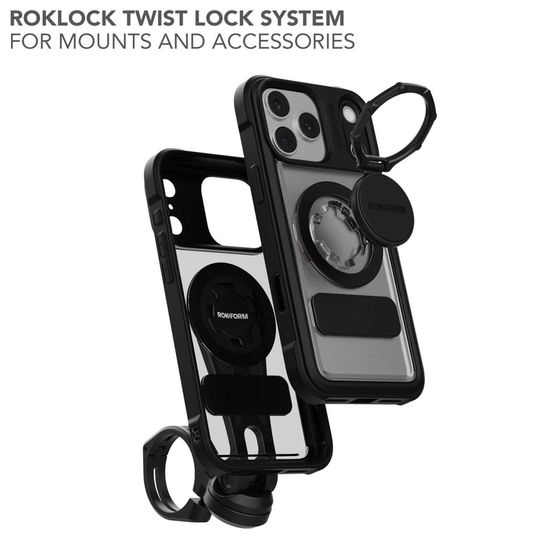RokForm iPhone 17 Pro Max Crystal Case Military Grade Protection Ultra-Tough gallery