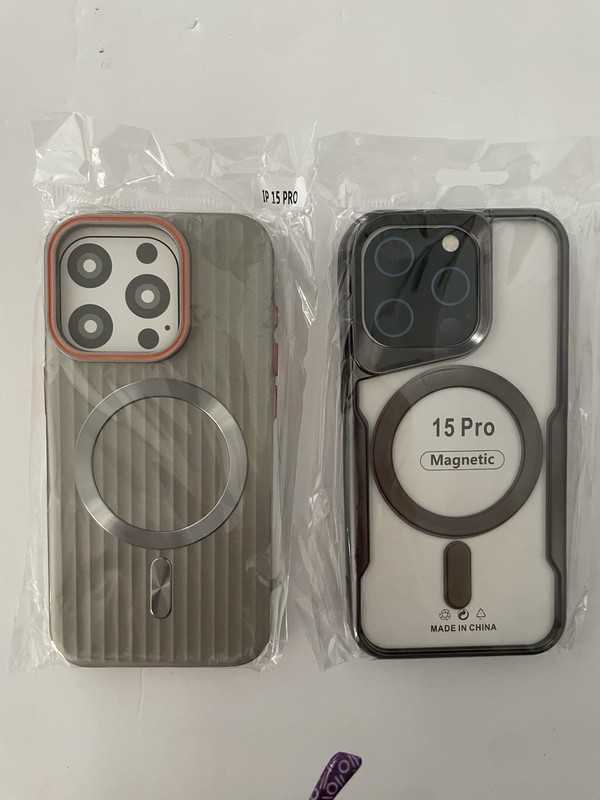 Set Of 2 iPhone 15 Pro MAGNETIC Cases Skins SEALED! FREE SHIPPING!