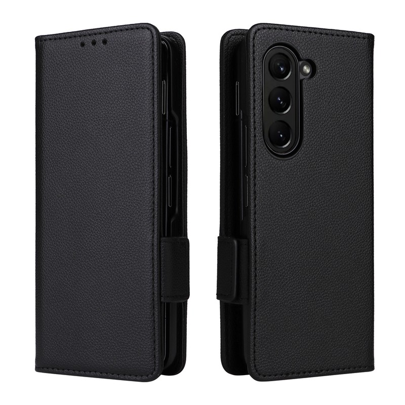 Wallet Case For Samsung Z Fold 6 5 4 5G Premium Leather Card Slots Stand Cover gallery