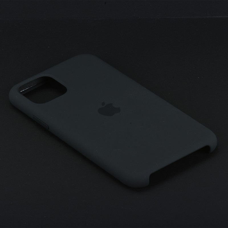 Original Genuine Apple Silicone Snap Case Cover For iPhone 11 Pro - Black OB gallery
