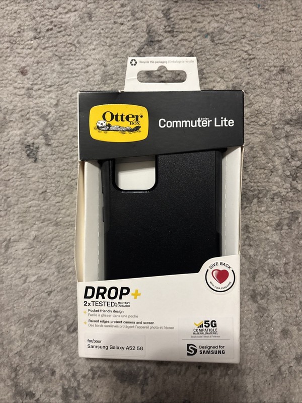 Otterbox Commuter Lite Series Case For Samsung Galaxy A52 5G – Black