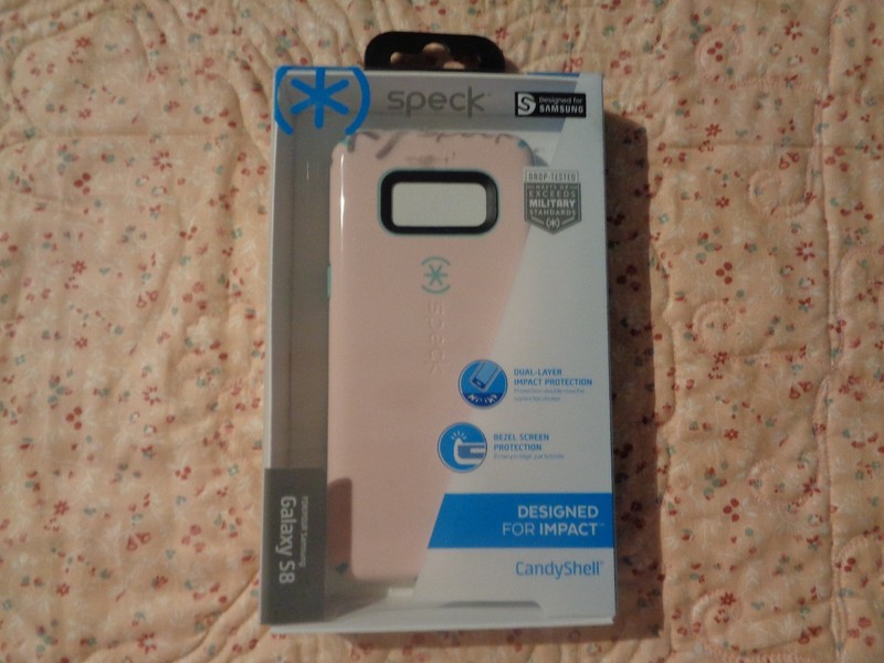 Genuine Speck Candy Shell Grip Case for Samsung Galaxy S8 Pink/Blue