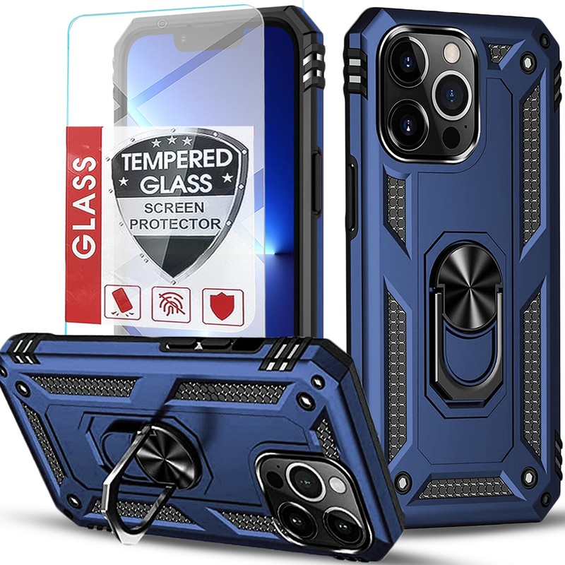 For iPhone 14 Pro Max 13 12 11 Plus Mini XR 7 8 6S SE Case+Tempered Glass Screen gallery