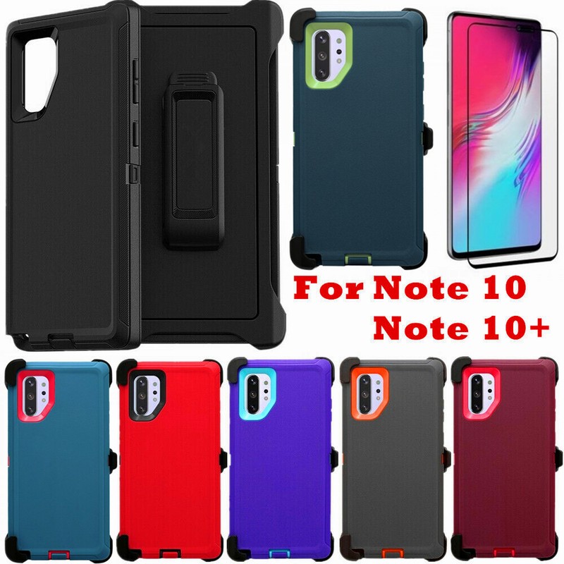 For Samsung Galaxy Note 10 / 10+Plus Defender Case w/Screen Clip Fits Otterbox
