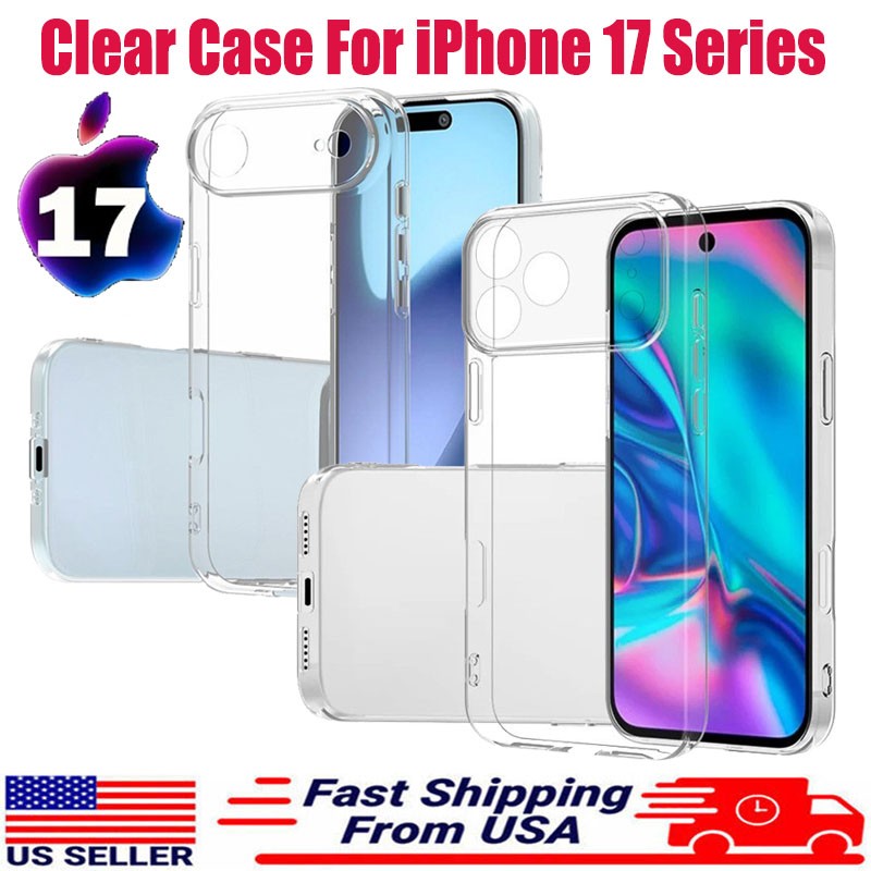 Shockproof Case For iPhone 17 Pro Max/17 Air Mag Safe Clear Cover TPU Ultra-thin gallery