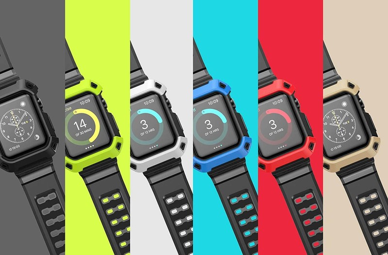 For Apple Watch 3/2/1 42mm SUPCASE UBPro Band Strap Shockproof Rugged Case Cover gallery