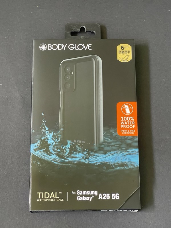 Samsung Galaxy A25 5G Body Glove Tidal Waterproof Case Black New Sealed