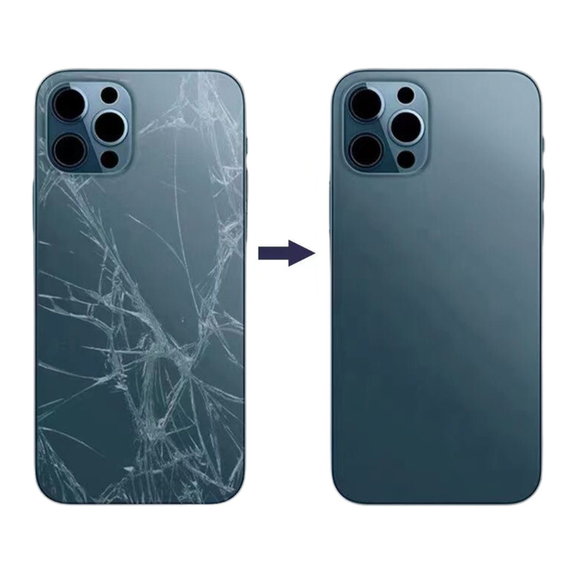 Back Glass Replacement Rear Cover For iPhone 17 16 16e 15 14 13 12 11 XS XR X 8 gallery