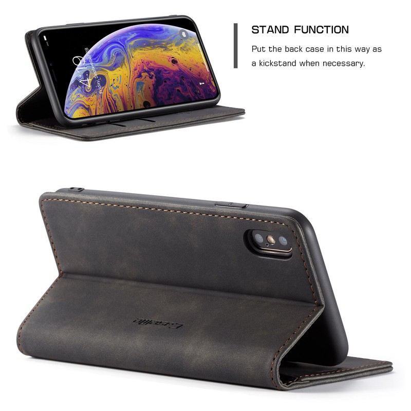 Flip Leather Magnetic Wallet Case Stand Cover For iPhone 7 8 Plus XS Max XR X SE gallery