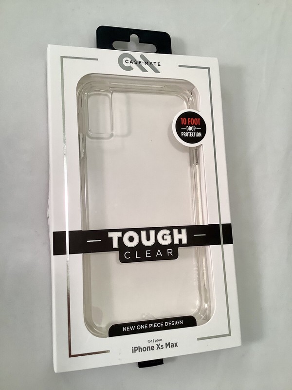 Case-Mate Tough CLEAR Case Transparent for iPhone Xs Max – New One Piece Design