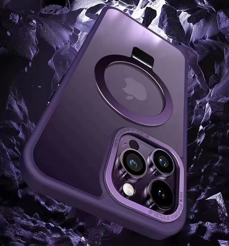 For iPhone 16/15/14/13 Pro Max Shockproof Magnetic Mag Safe Ring Holder Case