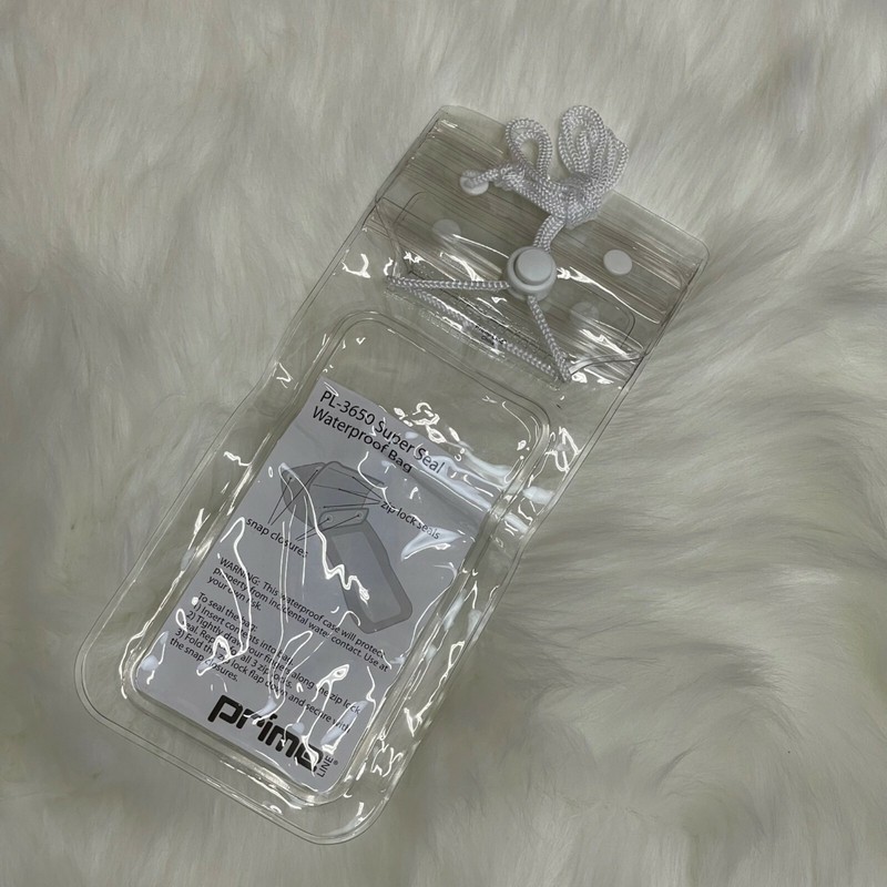 Prime Lime Super Seal Waterproof Bag PL-3650 Clear 10.5″x4.5″ Outdoor