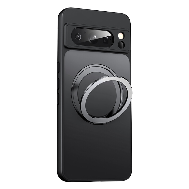 For Google Pixel 9 Pro XL 8A Matte / Clear Magnetic Case with MagSafe Ring Stand