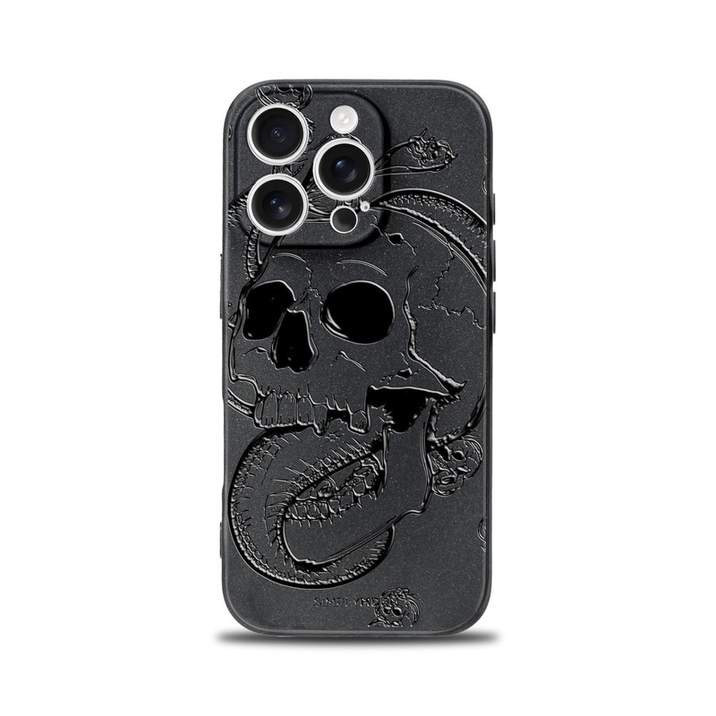 SIMPLYMDRN Slim for iPhone 11 Pro Case – Goth Skull Design – Cool Case for Me…