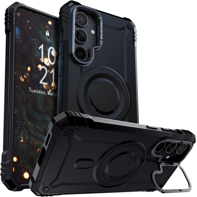 For Samsung Galaxy S23/S23+/S23 Ultra 5G Case Heavy Duty Cover Lens Kickstand