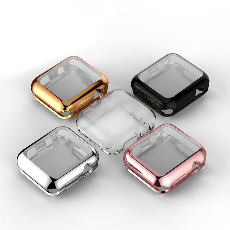 For Apple Watch 38/40/41/42/44/45/49mm TPU Softshel Waterproof Anti-Scratch Case