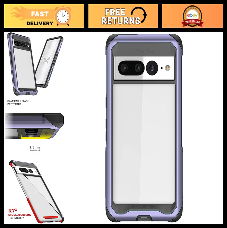 Slim Clear Case for Google Pixel 7 Pro – Rugged Heavy Duty Shockproof Protection
