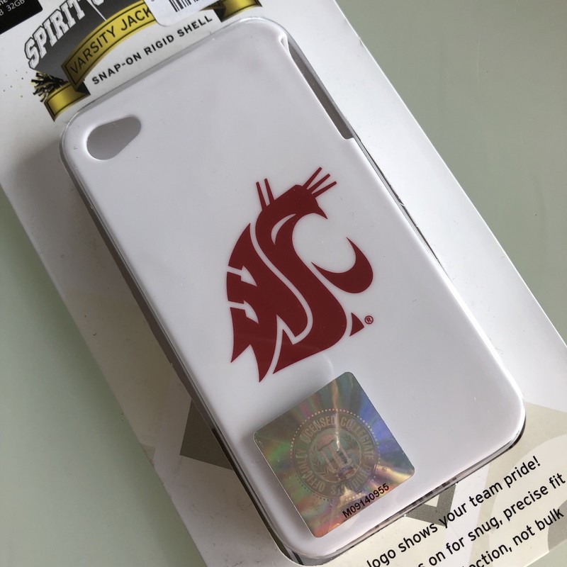 TRIBECA IPhone 4/4S WASHINGTON STATE UNIVERSITY Hardshell Rigid Case Cover NEW