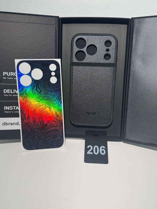 dbrand Grip Case Matte Black iPhone 17 Pro Black skin New Open Box Y3MTF7
