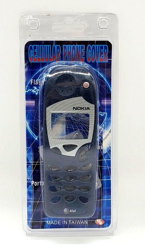 NOS Nokia 5100 Series Cellular Phone Cover Navy / Dark Blue AT&T New w/ Keypad