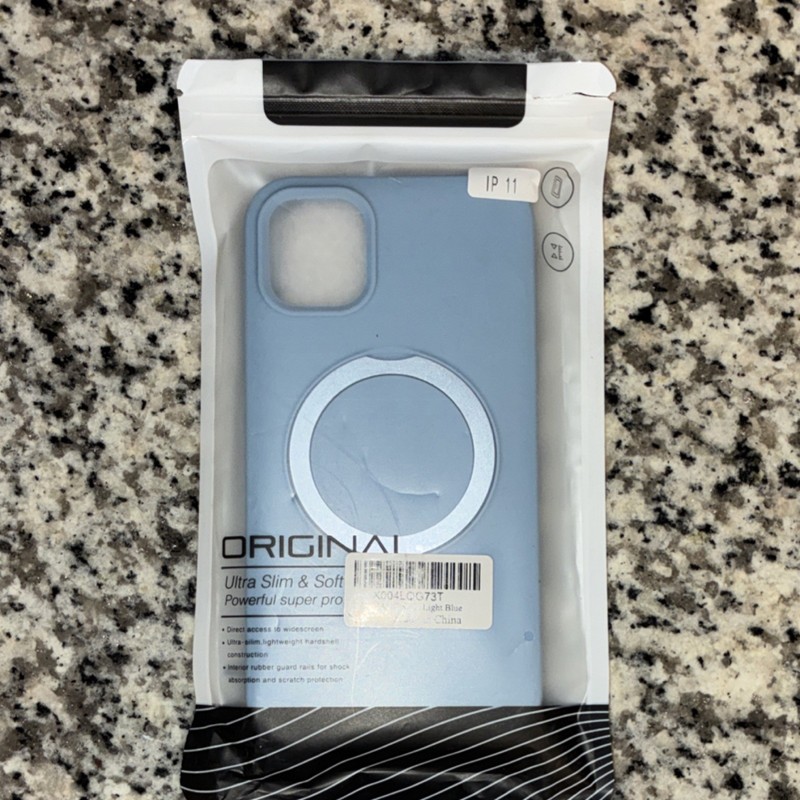 Ultra Slim Light Blue Rigid Plastic Fitted Hard Case for iPhone 11 Shockproof