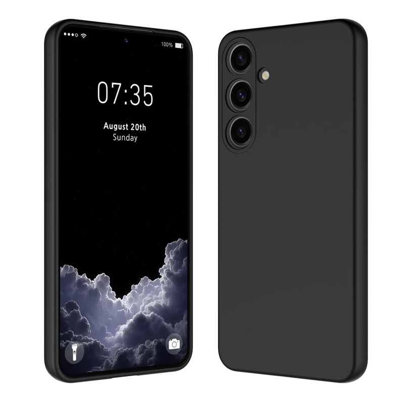 Samsung Galaxy A37 5G Phone Case Slim Gel Silicone Cover Shockproof Matte Black