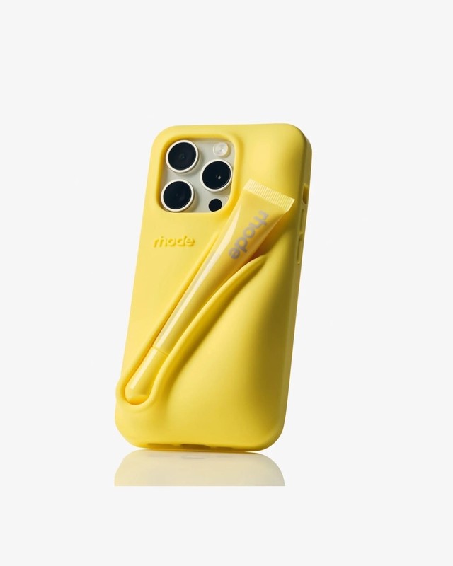 Rhode Phone Case With Lipgloss Lemontini Lip Gloss Holder Case for iPhone 15 14