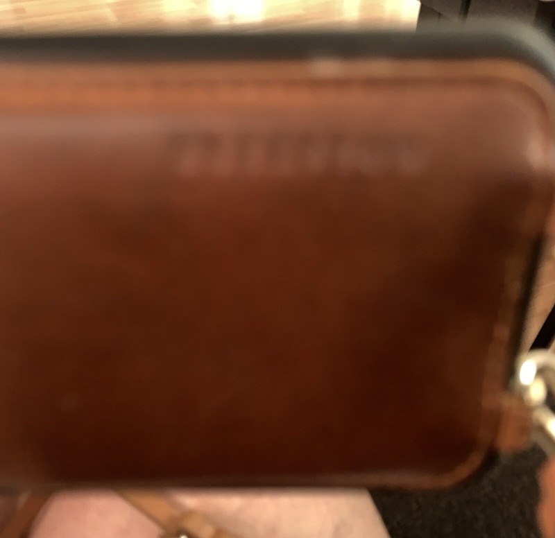 Holstere Genuine Leather Crossbody Case for iPhone Xs gallery