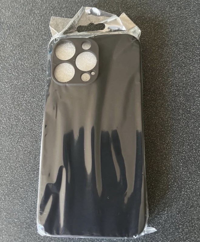 case Black silicone matte cover for iPhone 13 Pro NEW in plastic sealed