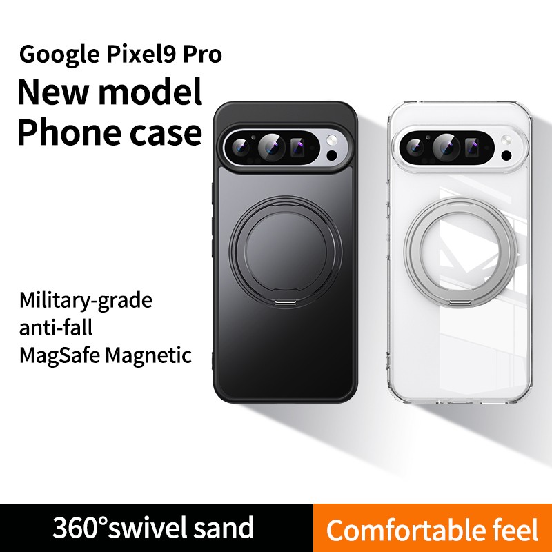 For Google Pixel 9 Pro XL/9 Ring Stand Mag Safe Magnetic Hard Back Case Cover gallery