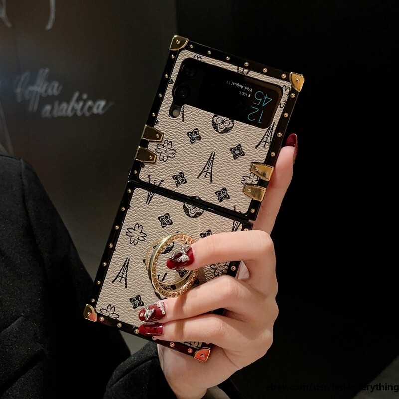 For Samsung Galaxy Z Flip5 Flip4 Flip3 Retro Leather Shockproof Phone Case Cover gallery
