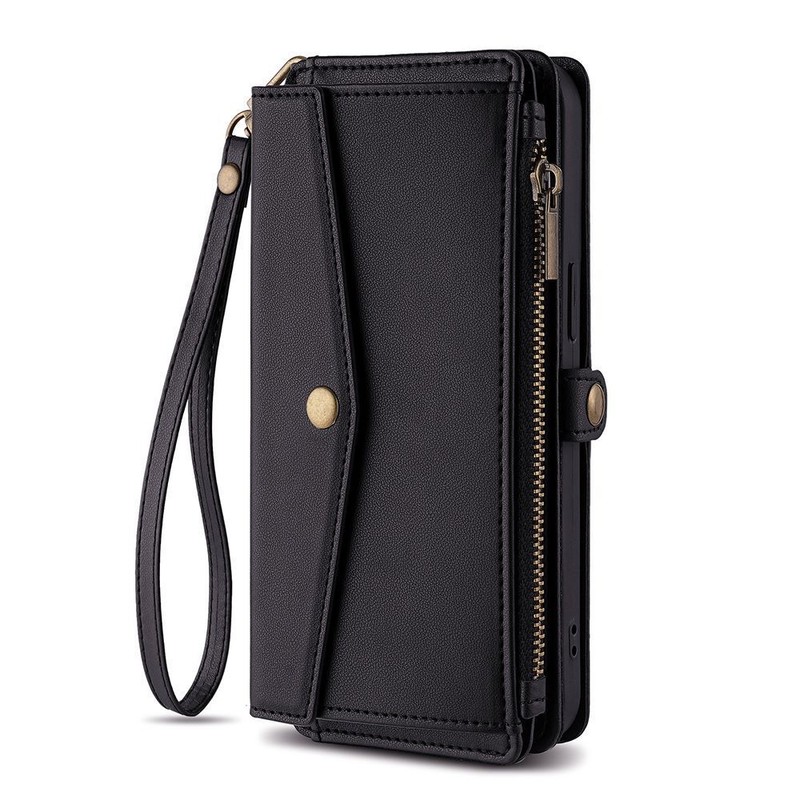 MOTO G Pro Stylus Power 2020 Case Doka cards slot zipper banknotes Crossbody bag