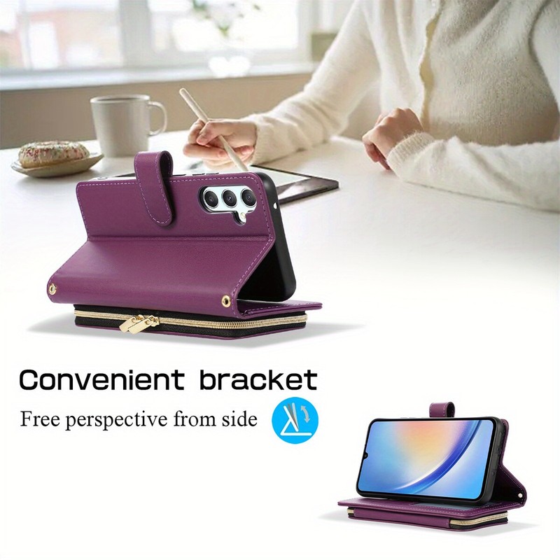 Crossbody Wallet Case for Samsung Galaxy A13 A32 A52 A53 A14 A54 A15 A25 A55 A73 gallery