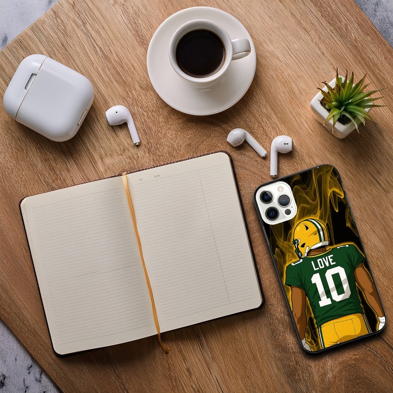 Jordan Love iPhone Case & Galaxy Case Football Green Bay Packers Cover gallery