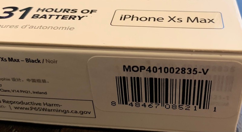 LOT OF 50 - Mophie Juice Pack Access Battery Case for iPhone XS Max (6.5") gallery